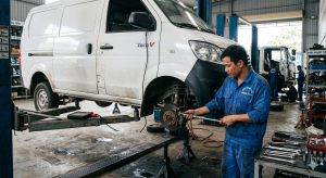 Sửa xe Tera V, Bảo dưỡng phanh xe tải van, Gara sửa xe Tera V uy tín, Kiểm tra gầm xe Tera V